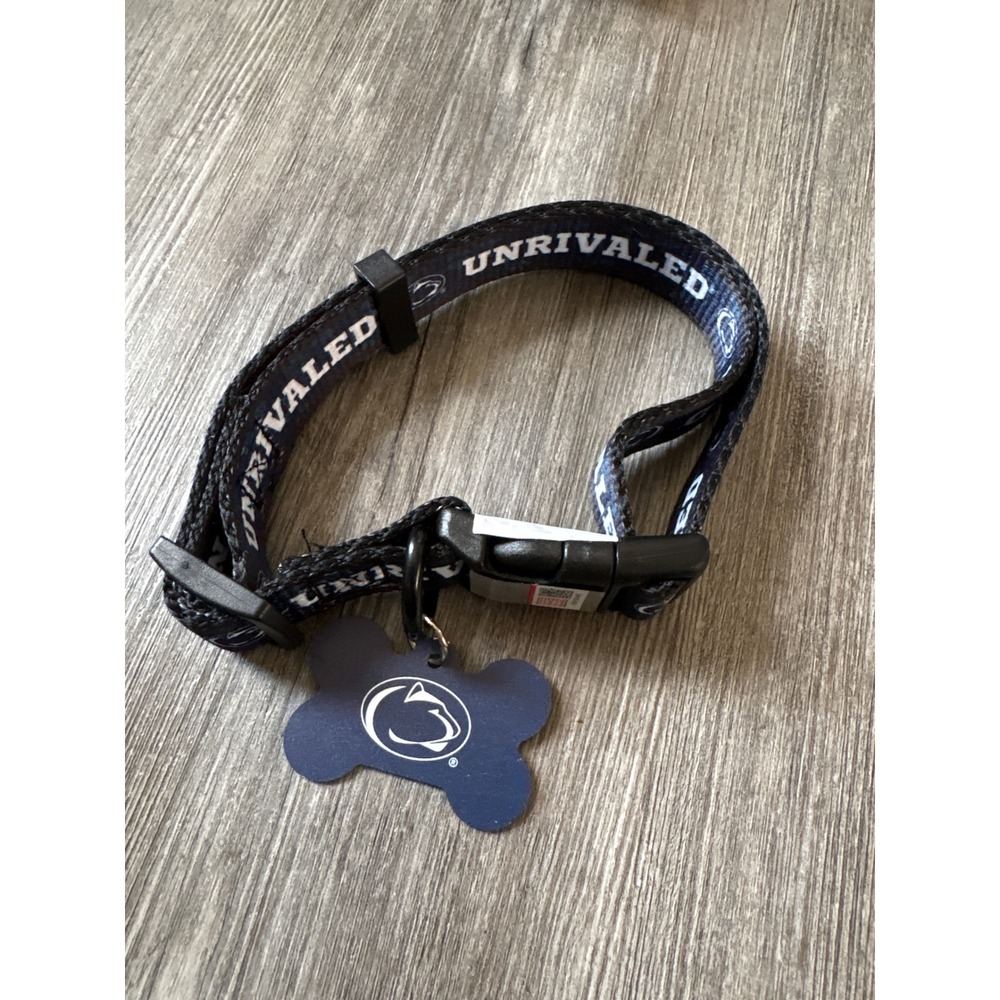 Penn State Nittany Lions Dog Collar‎ Navy Blue Unrivaled NCAA Pet Accessory
